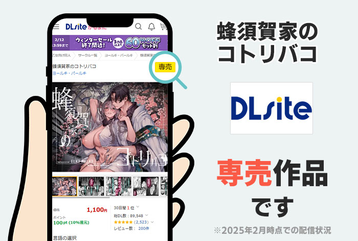 蜂須賀家のコトリバコはDLsite専売作品です