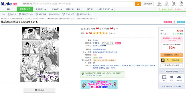 俺だけは本当のキミを知っている